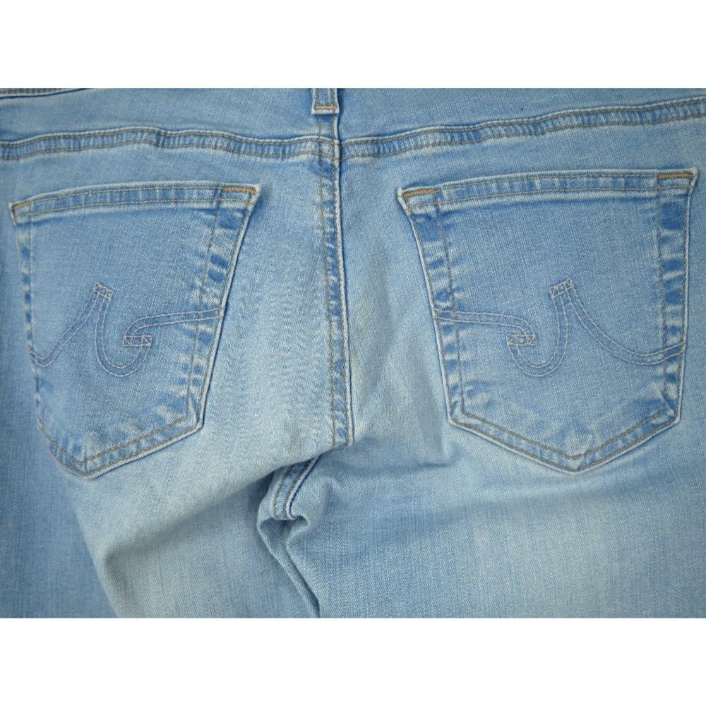 AG Adriano Goldschmied The Stilt Roll Up Jeans in Light Blue 30 - Picture 5 of 6